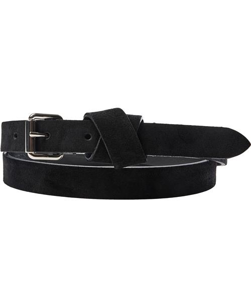 Magasin du Nord Collection Magasin Knot Belt Nero w/ Silver S Bælter