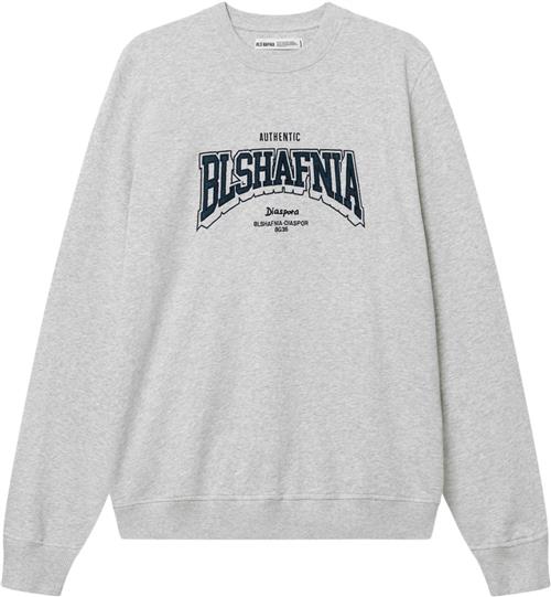 Se BLS Hafnia College Crewneck Mand Grey Melange Sweatshirts Regular Fit Str L - Bomuld hos Magasin ved Magasin