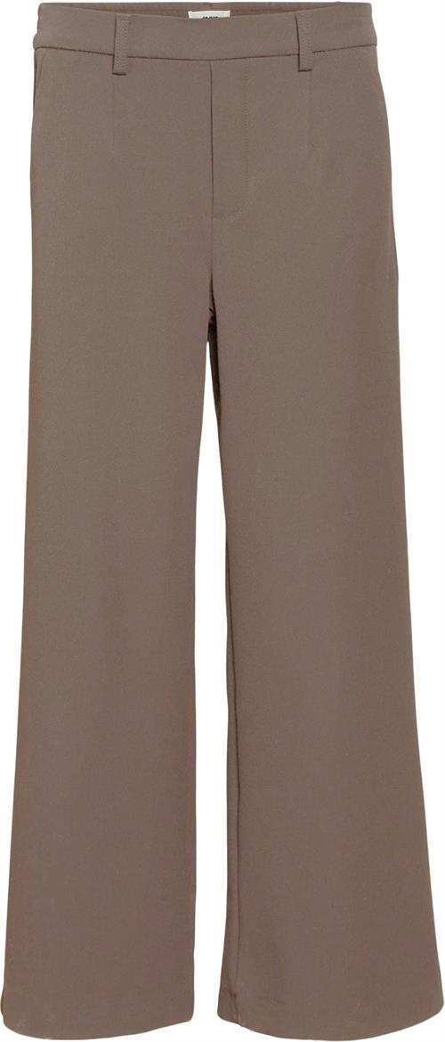 Object Objlisa Wide Pant Noos Kvinde Fossil Bukser Med Brede Ben Str 44 - hos Magasin