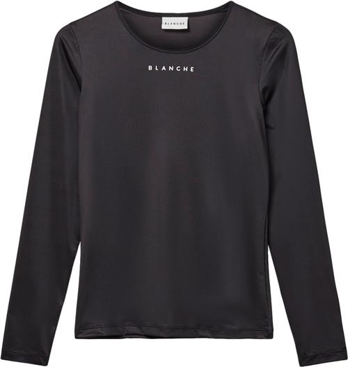 Se Blanche Comfybl ls Kvinde Black Langærmede T-shirts Str M - Polyester hos Magasin ved Magasin