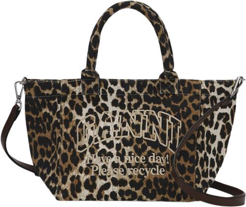 Ganni Small Easy Shopper Print ONE SIZE - Punge & Kortholdere hos Magasin