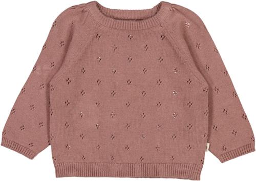 Wheat Strik Pullover Mira Str 86/18m - Pudder Strik Bomuld hos Magasin