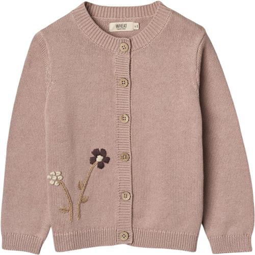 Wheat Strik Cardigan Ella Str 122/7y - 2026 Cardigans Bomuld hos Magasin