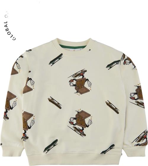 Se The New Tnhudson OS Sweatshirt Str 110-116 cm/5-6 år - White Swan Sweatshirts Bomuld hos Magasin ved Magasin