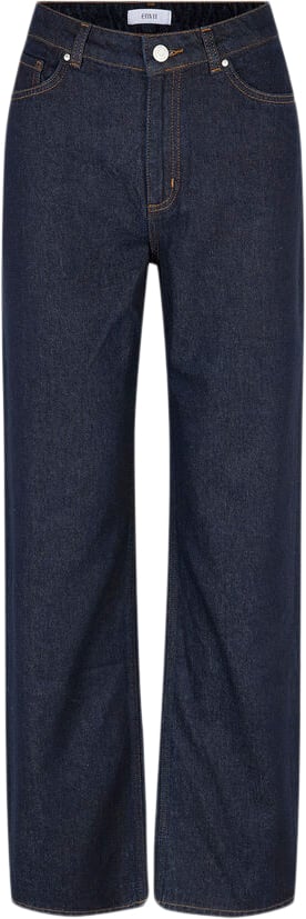 Se Envii Enbree Jeans 6856 Kvinde Dark Blue Rinse Straight Jeans Str 42 - hos Magasin ved Magasin