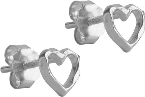 ENAMEL Copenhagen Studs, Organic Heart 6,5 x 6,5 mm - Ørestikker hos Magasin