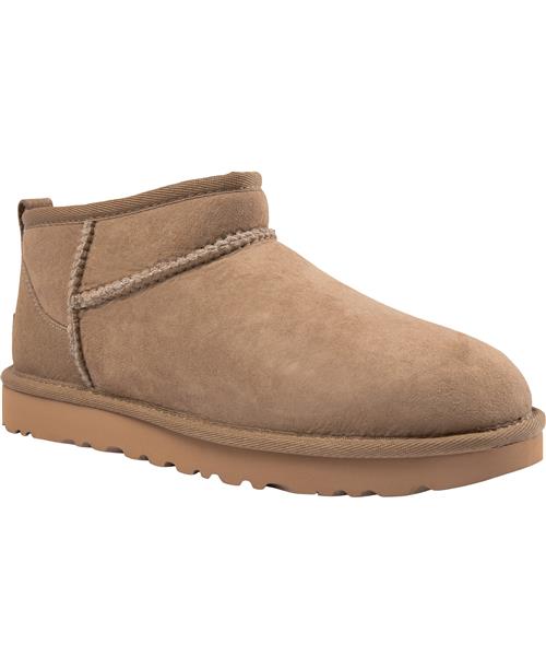 Se UGG W Classic Ultra Mini Kvinde Antilope Ankelstøvler Str 39 - hos Magasin ved Magasin