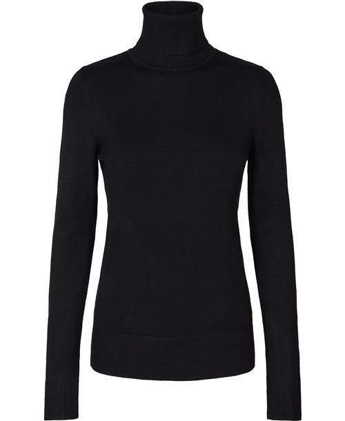 Saint Tropez Roll Neck Sweater Kvinde Sort Rullekraver Str XL - hos Magasin