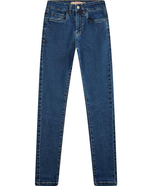 Denim Project Dpwmaja Highwaist Skinny Jeggins Kvinde W002 Dark Blue Skinny Jeans Str 36 / 32 - hos Magasin