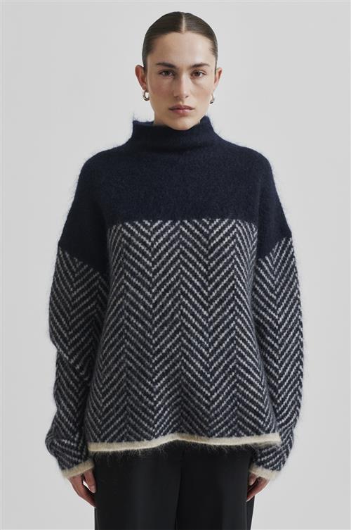 Second Female Herrin Knit Tneck Kvinde Vulcan Sweaters Str XS - hos Magasin