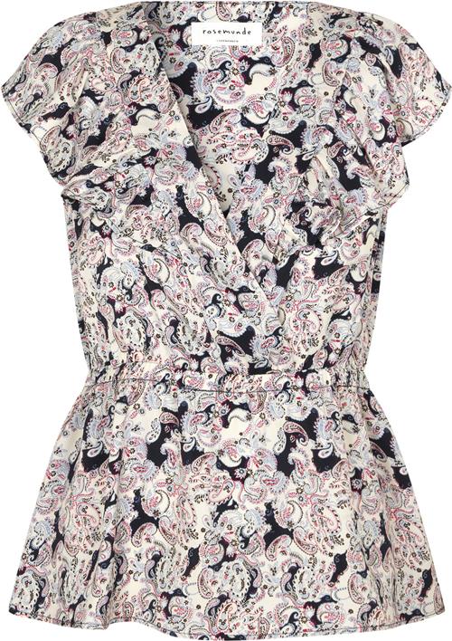 Se Rosemunde Recycled Polyester top Kvinde Boho Paisley Print Toppe Str 42 Polyester - hos Magasin ved Magasin