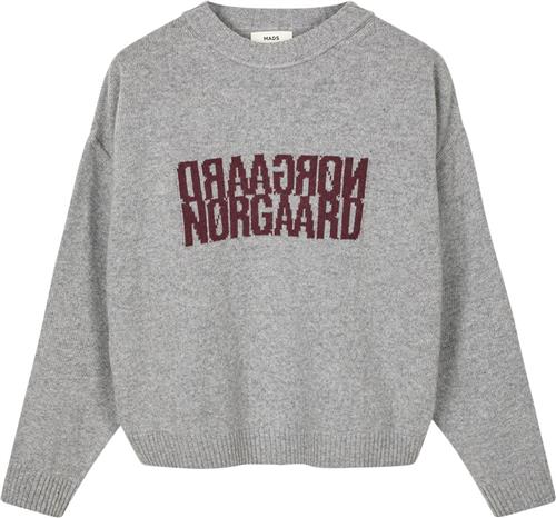 Mads Nørgaard - Copenhagen Recy Soft Knit Tilona Sweater Kvinde Grå Sweaters Str L - hos Magasin