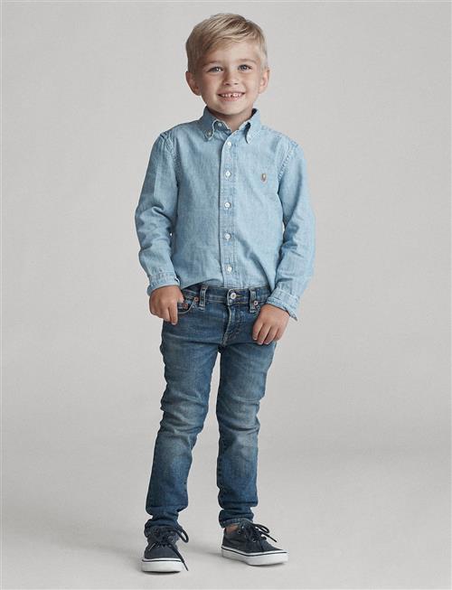 Polo Ralph Lauren Cotton Chambray Shirt Str 3 År - 2zx6 Skjorter hos Magasin