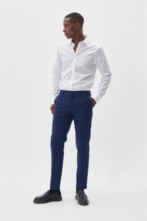 Se Matinique Malas Ink Stretch Mand Ink Blue Habitbukser Slim Fit Str 58 - hos Magasin ved Magasin