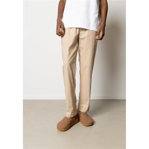 Clean Cut Copenhagen Barcelona Cotton / Linen Pants Mand Khaki Casual Bukser Str S / Regular - Bomuld hos Magasin