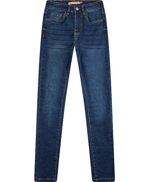 Se Denim Project Dpwkiki MID Waist Skinny Jeggins Kvinde W002 Dark Blue Skinny Jeans Str 30 / 34 - hos Magasin ved Magasin