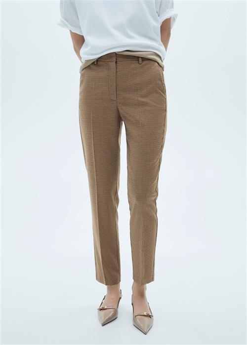 MANGO Trousers .- Warm Kvinde Brown Bukser Str 38 - hos Magasin