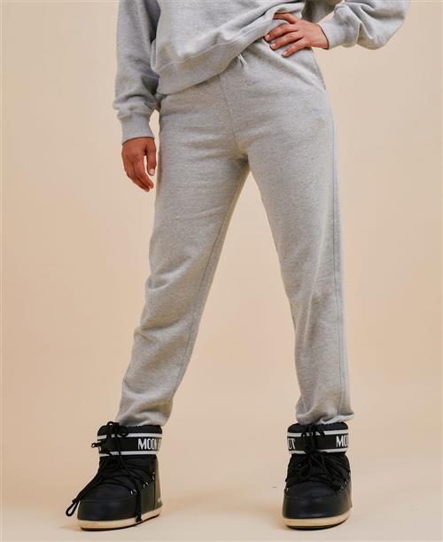 Cartel Copenhagen Blizzard Logo Sweatpants Grey Melange Kvinde Lysegrå Sweatpants Str L - Bomuld hos Magasin