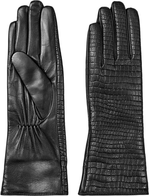 Se DAY ET Day Leather Croc Glove L/XL - Handsker Læder hos Magasin ved Magasin