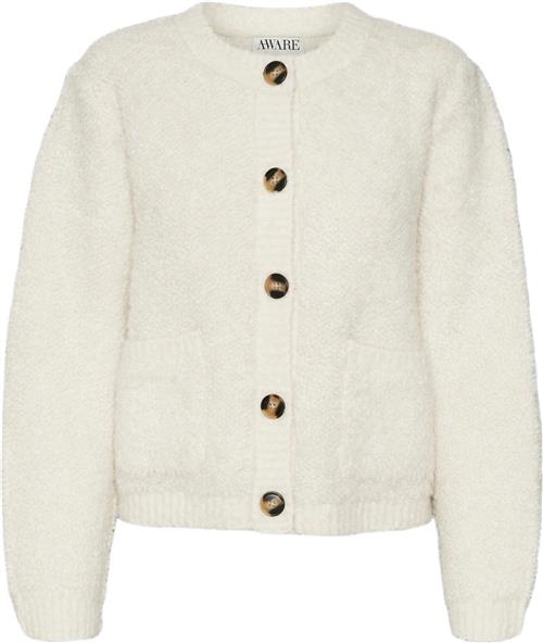 Vero Moda Vmnalani LS Oneck Cardigan VMA Kvinde Birch/melange Sweaters Regular Fit Str XS - hos Magasin