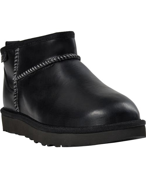 UGG W Classic Ultra Mini Kvinde Black Vinterstøvler Str 36 - hos Magasin