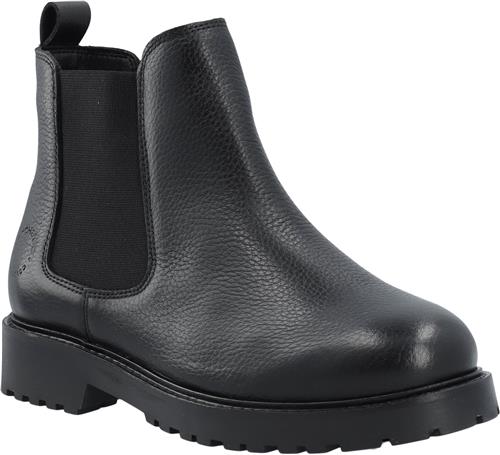 Se Cashott Casaya Chelsea Boot Warm Lining WR Leather Kvinde Black Chelsea Boots Str 39 - hos Magasin ved Magasin