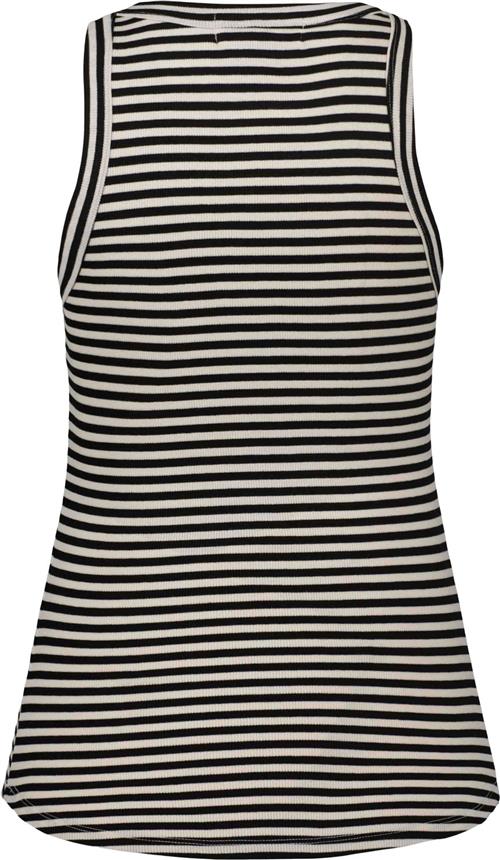 Se Sofie Schnoor Top Kvinde Black Striped Tanktoppe Str XS - hos Magasin ved Magasin