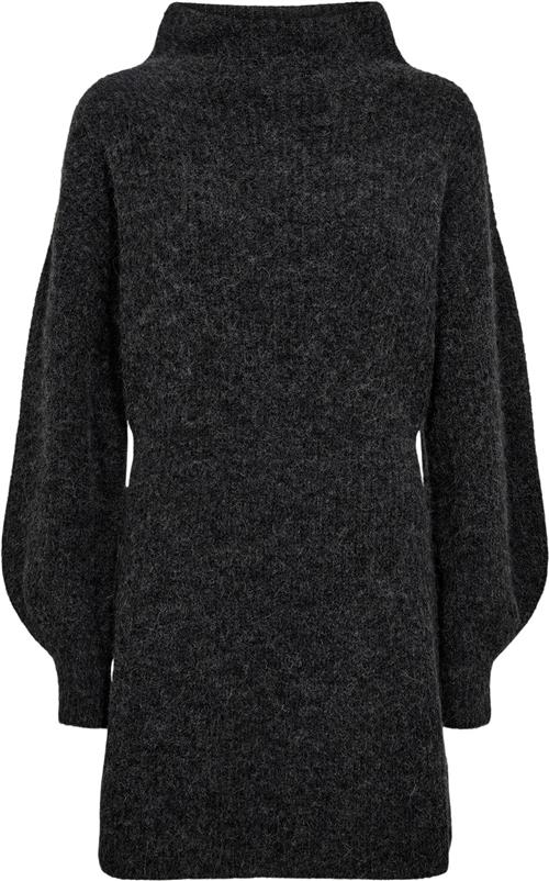 Designers Remix Verona Neck Dress Kvinde Grå Sweaters Str L - hos Magasin