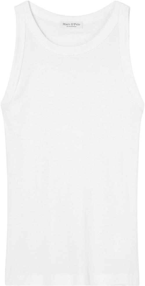 Marc O’Polo Top, 1 1 rib Kvinde White Tanktoppe Str S - hos Magasin