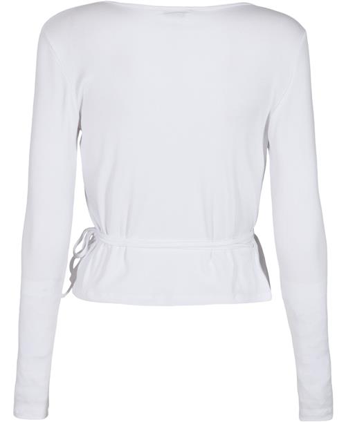 Se Envii Enally LS VN TEE 5314 Kvinde White Langærmede T-shirts Str XL - hos Magasin ved Magasin