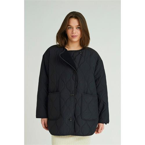 A-VIEW Asta Jacket Kvinde Black Overgangsjakker Str 40 - hos Magasin