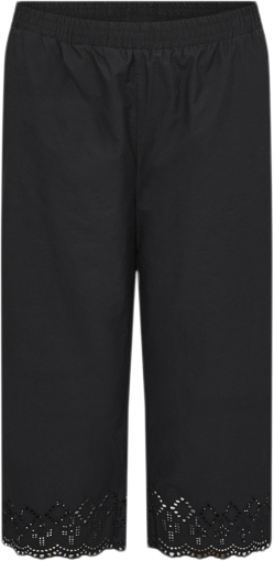 Wasabiconcept Wafay 2 Kvinde 9999 Black Capri Bukser Str 42/44 - Bomuld hos Magasin