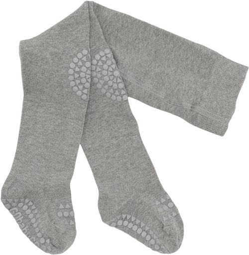 GoBabyGo Kravle Strømpebukser Str (size 62-68) - Grey Melange Strømpebukser Bomuld hos Magasin