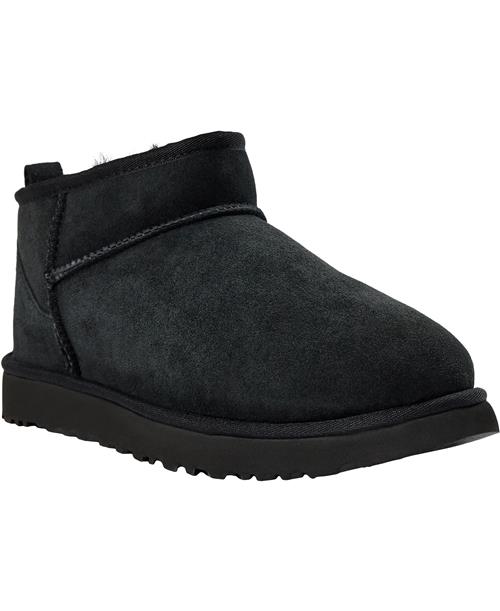 UGG W Classic Ultra Mini Kvinde Black Vinterstøvler Str 43 - hos Magasin