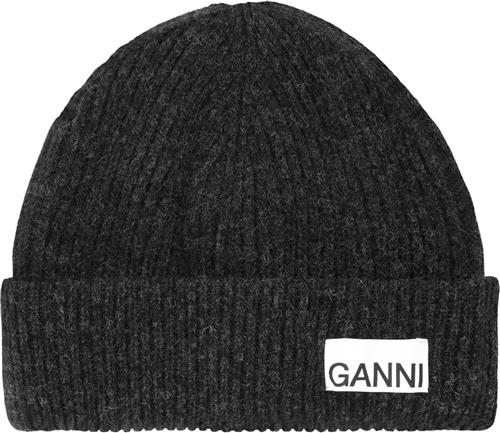 Ganni Light Structured Rib Knit Beanie ONE SIZE - Hatte & Huer hos Magasin