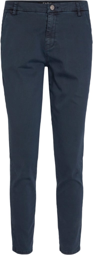 IVY Copenhagen Karmey Chino Kvinde Ultra Navy Bukser Med Smalle Ben Str 29 / 30'' - hos Magasin