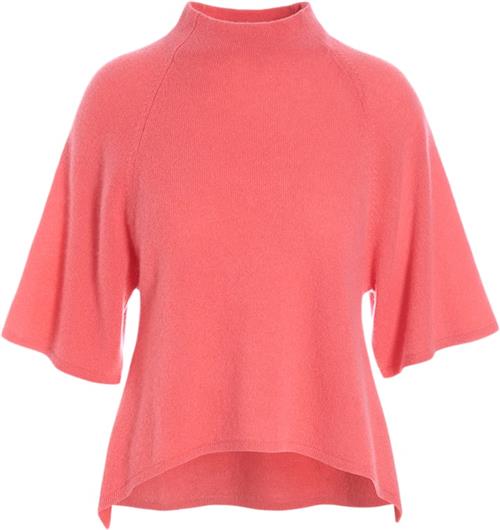 Bitte Kai Rand Cloud Cashmere Kvinde Cool Coral Kortærmet Strik Str L Cashmere - hos Magasin