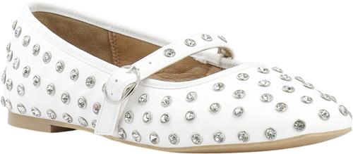 Se Bianco Fall Simili Mary Jane #P Kvinde White Ballerinaer Str 39 - hos Magasin ved Magasin