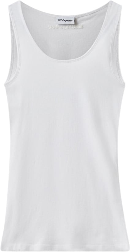 H2OFAGERHOLT New Tank Top Kvinde White Kortærmede T-shirts Str XS - Bomuld hos Magasin