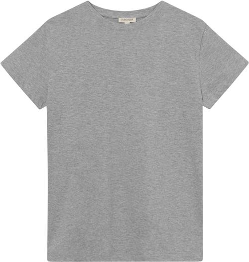 Studio Feder Freya Tshirt Str S - Grey Melange Kortærmede T-shirts Bomuld hos Magasin