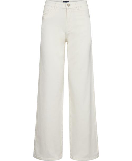 Se Baum und Pferdgarten Nicette Kvinde White Denim Wide Jeans Str 40 - hos Magasin ved Magasin