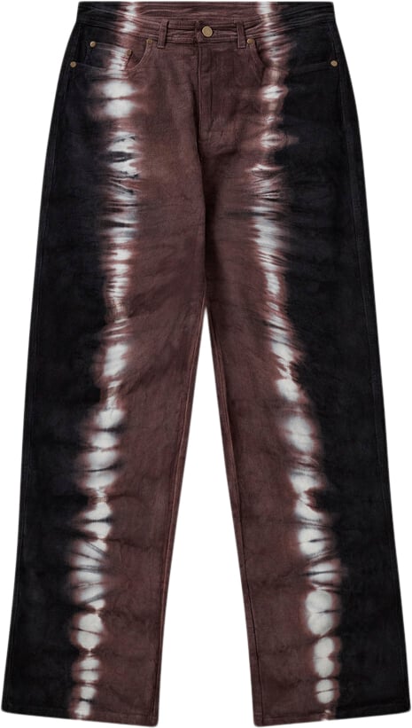 H2OFAGERHOLT Brasilia Pants Tie Dye Kvinde Black Tie Dye Bukser Str S - Bomuld hos Magasin