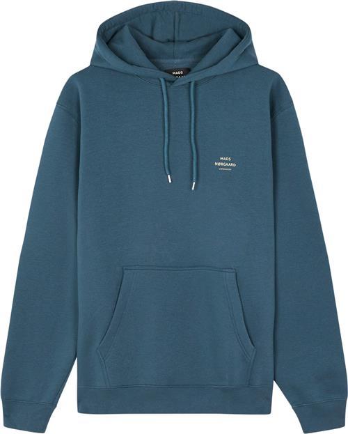 Se Mads Nørgaard - Copenhagen Standard Hoodie Logo Sweat Mand Blå Hoodies Str L - hos Magasin ved Magasin