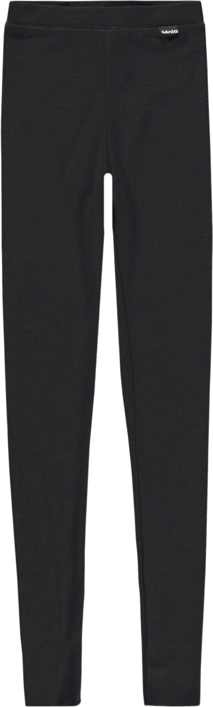 Se Molo Nadine Wool Str 110-116 cm - Sort Leggings hos Magasin ved Magasin