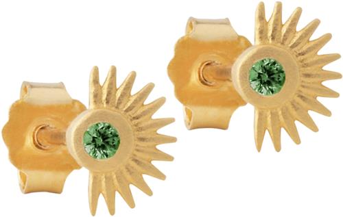 ENAMEL Copenhagen Stud, Petite Soleil 7,5 x 5 mm - Ørestikker hos Magasin