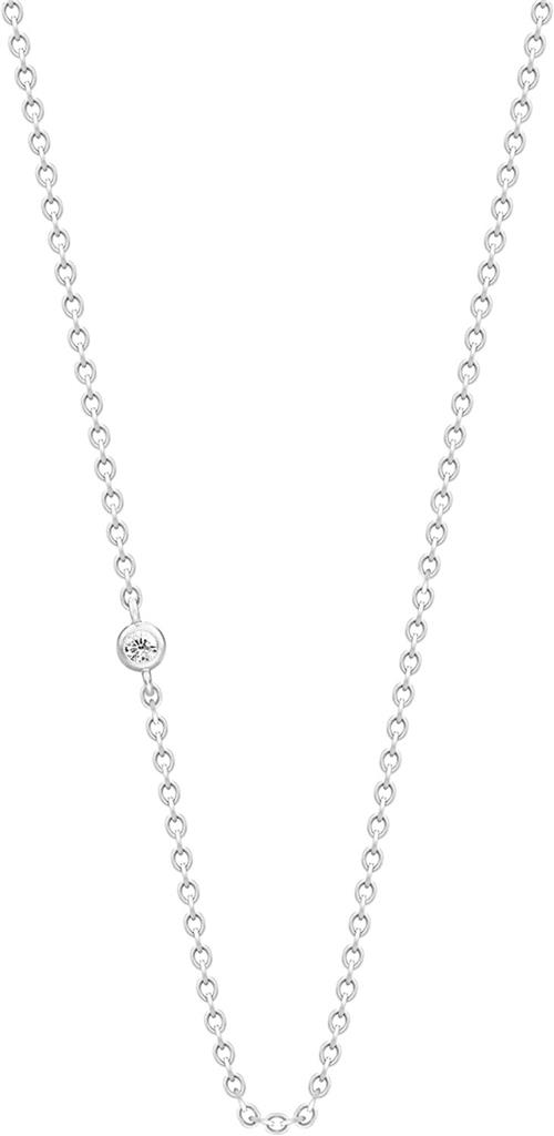 Se Julie Sandlau Necklace 50 CM Rhodium One size - Halskæder Med Vedhæng hos Magasin ved Magasin