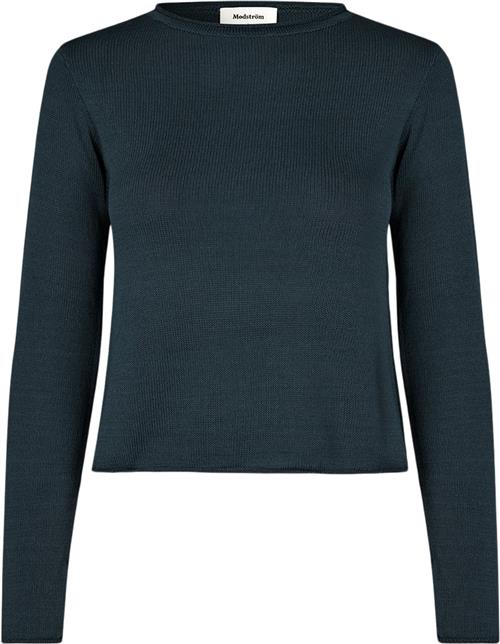 Se Modström Ivonnemd Oneck Kvinde Midnight Blue Sweaters Str XS - hos Magasin ved Magasin