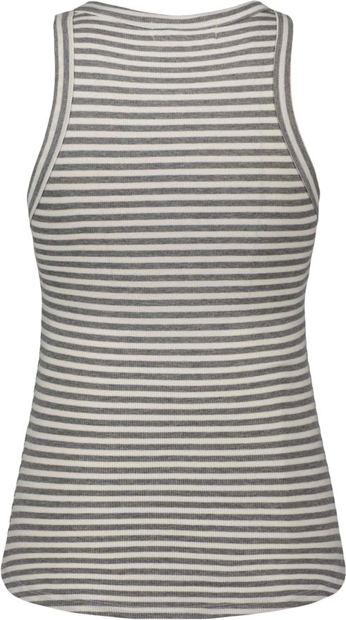 Sofie Schnoor Top Kvinde Grey Striped Tanktoppe Str M - hos Magasin