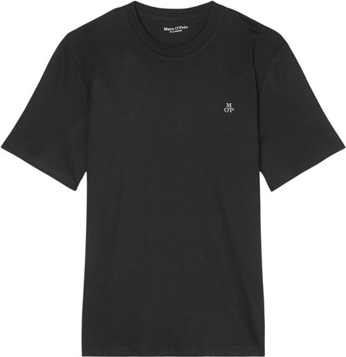 Marc O’Polo Tshirt, Short Sleeve, Logo Print Kvinde Black Kortærmede T-shirts Str XXXL - hos Magasin