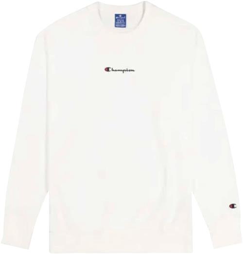 Champion Crewneck Sweatshirt Mand White Sweatshirts Str XS - Bomuld hos Magasin